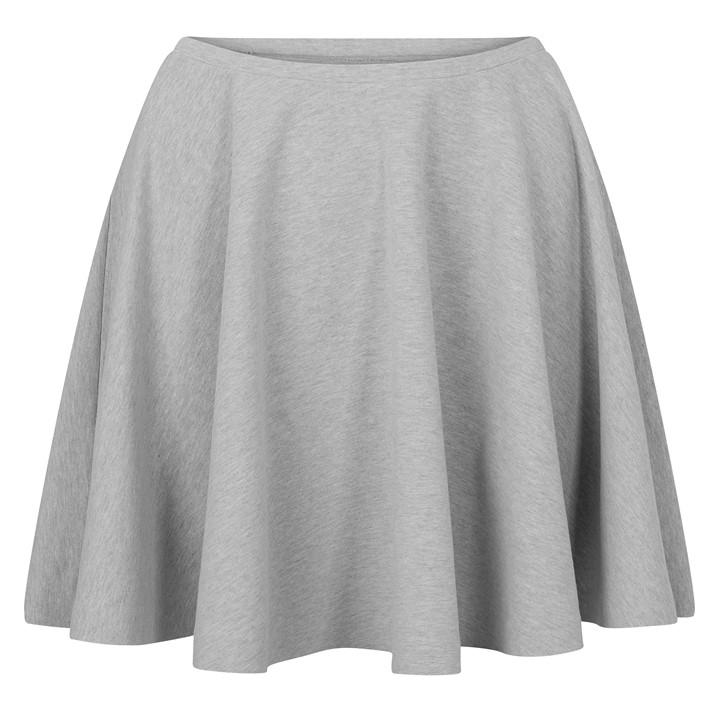 Norma Kamali Women's Flared Mini Skirt In Grey