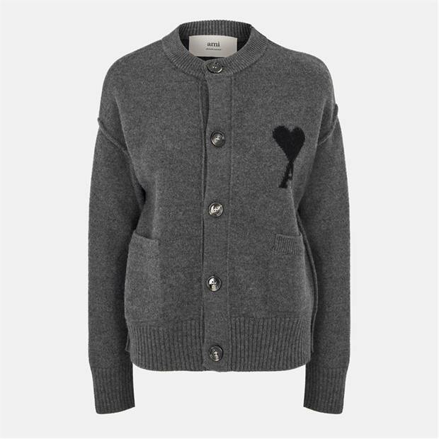 Ecru/Rouge - AMI PARIS - de Coeur Jumper