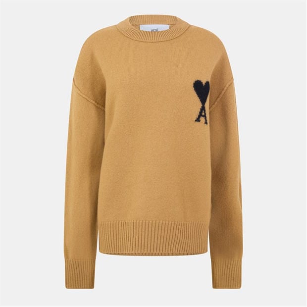 Ecru/Rouge - AMI PARIS - de Coeur Jumper