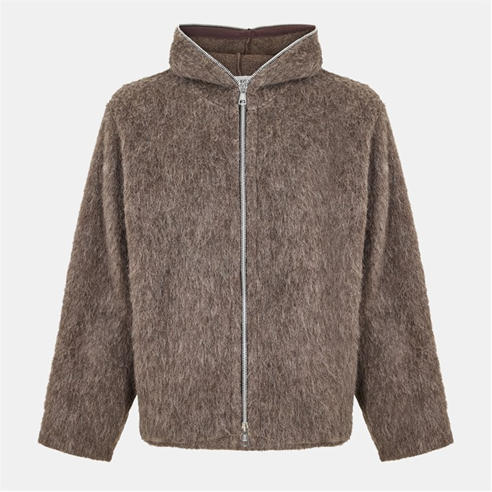 OUR LEGACY - Men's Full Zip Knitted Hoodie