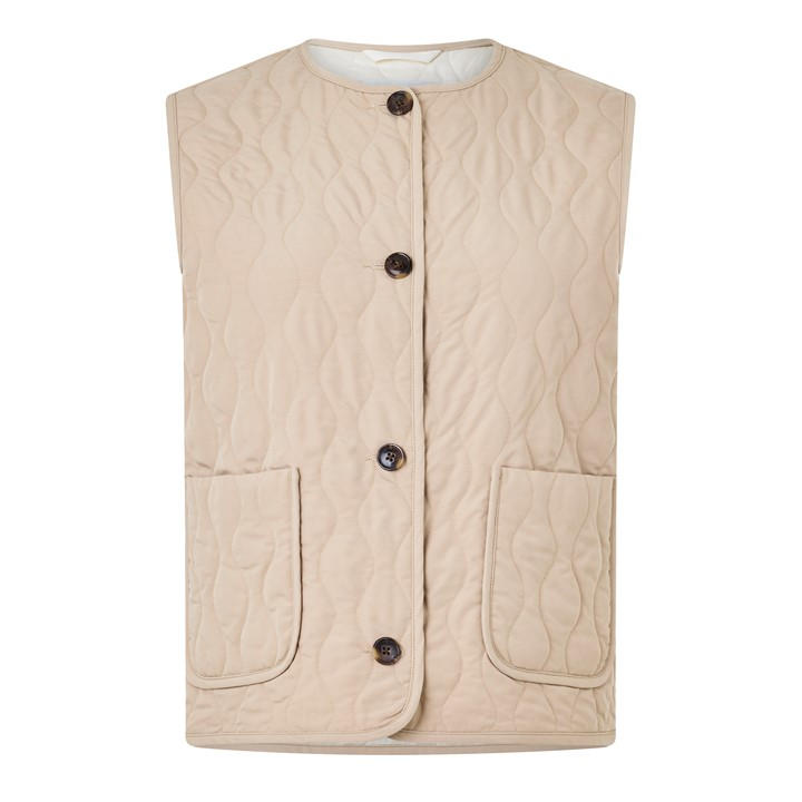 VARLEY Women’s Karla Gilet – Beige VARLEY Women’s Karla Gilet – Beige