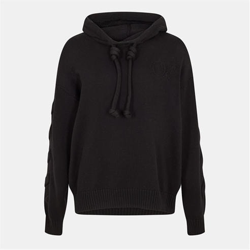OFF WHITE - Men's - Graphic Knitted Hoodie