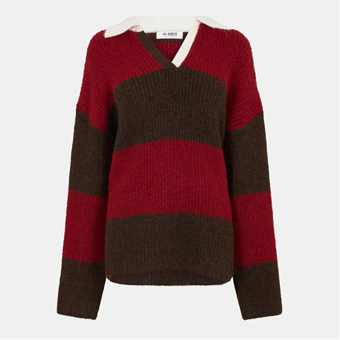 4TH AND RECKLESS - Womens Ruby Polo Jumper
