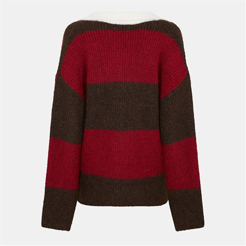 4TH AND RECKLESS - Womens Ruby Polo Jumper