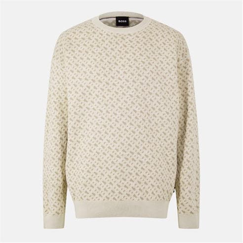 Boss - Men's CJimino Crew Neck Cotton Knitted Top