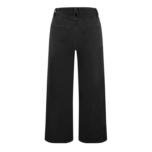 GOOD AMERICAN - Women's Jeanius High-Rise Wide-Leg Jeans