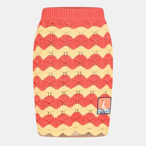 GUCCI - Women's Fine Knit Mid-Length Skirt