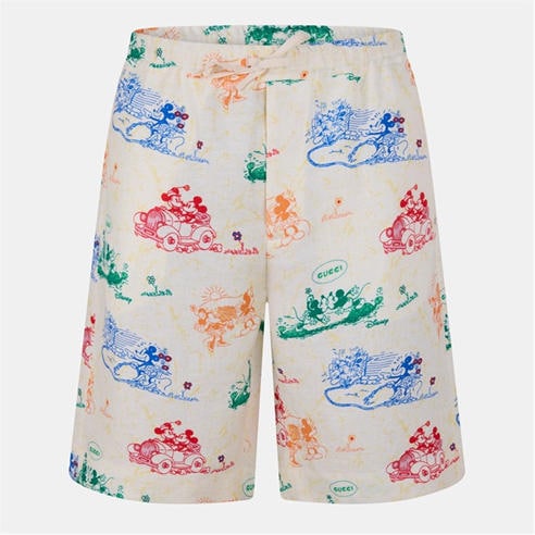 GUCCI - Men's Lightweight Linen Tailored Fit Chino Shorts