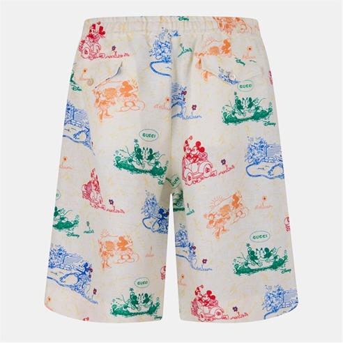 GUCCI - Men's Lightweight Linen Tailored Fit Chino Shorts