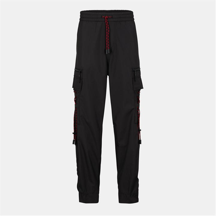Hugo Men's Black Cuffed Trousers
