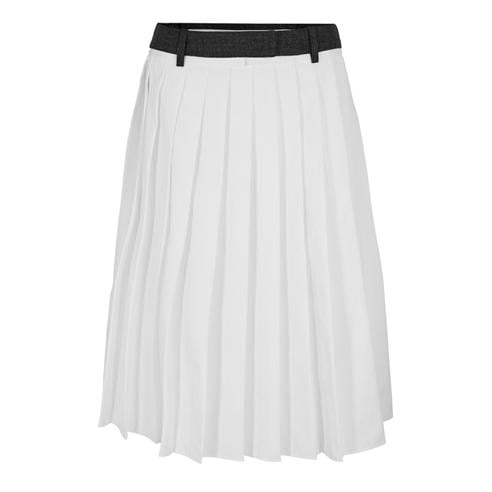 PRADA - Women's Pleat Midi Skirt