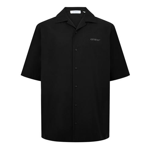 OFF WHITE - Men's Short Sleeve Bowling Shirt