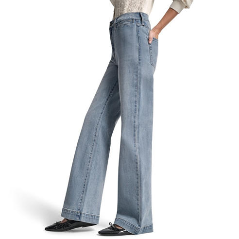 DKNY - DKNY Jeans High Rise Relaxed Flare W/ Welt Pockets