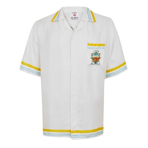 CASABLANCA - Men's Short Sleeve Bowling Shirt