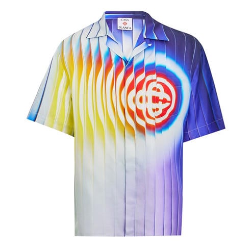 CASABLANCA - Men's Short Sleeve Bowling Shirt