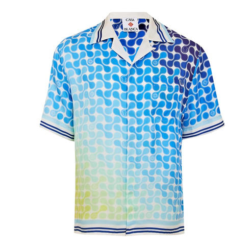 CASABLANCA - Men's Short Sleeve Bowling Shirt