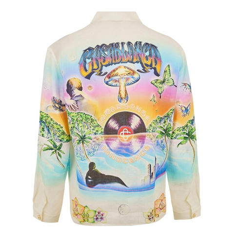 CASABLANCA - Men's Long Sleeve Bowling Shirt