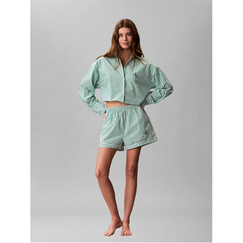 Calvin Klein - Women's Long Sleeve Patterned Shirt