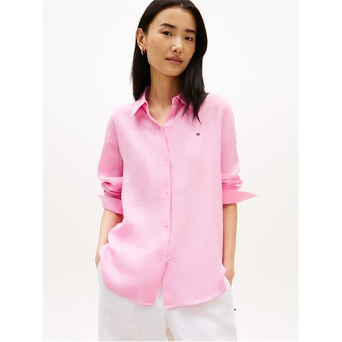 Tommy Hilfiger - Women's Long Sleeve Plain Shirt