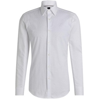 BOSS Motion L Camicia Uomo Regular Fit In Jersey Di Cotone – Colletto Kent, Polsini Angolati, Taglia M