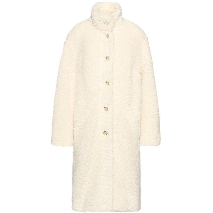 Boss Women’s C_Caylina Boucle Fabric Coat – Cream Boss Women’s C_Caylina Boucle Fabric Coat – Cream