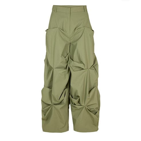 GANNI - Women's Ripstop Drpy Ripstop Parachute Pants