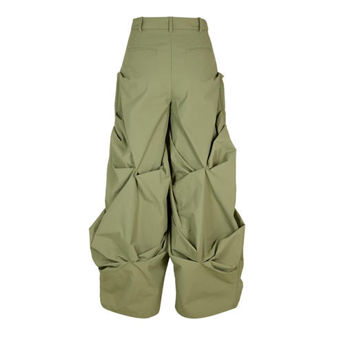 GANNI - Women's Ripstop Drpy Ripstop Parachute Pants