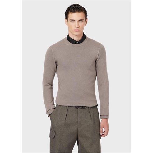 Emporio Armani - Crew Neck Knit Top