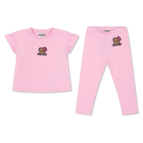 MOSCHINO - Kids' T-Shirt and Leggings Set