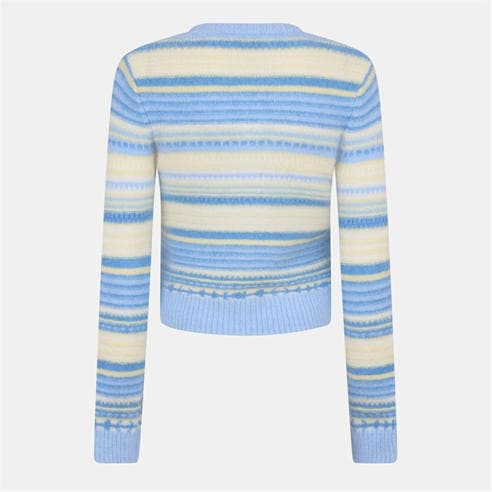 GANNI - Women's Stripe Cardigan