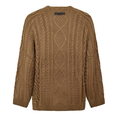 FEAR OF GOD ESSENTIALS - Men's Cable Knit Jumper