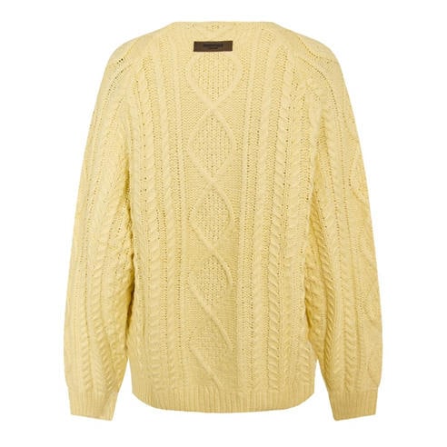 FEAR OF GOD ESSENTIALS - Men's Cable Knit Jumper