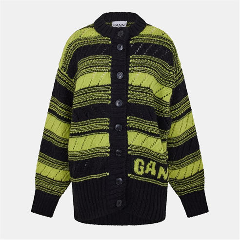 GANNI - Women's Organic Wool Cardigan