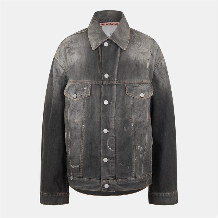 ACNE STUDIOS Women’s Oversized Denim Jacket – Black
