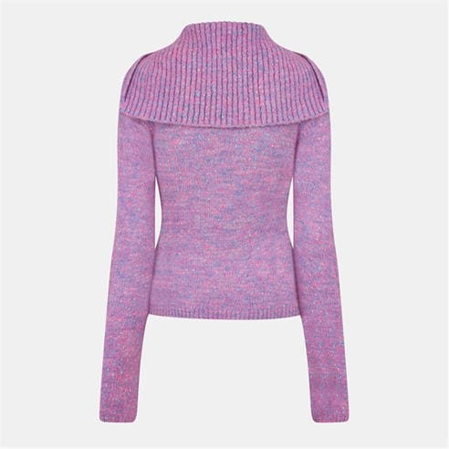 GANNI - Women's High Neck Cardigan