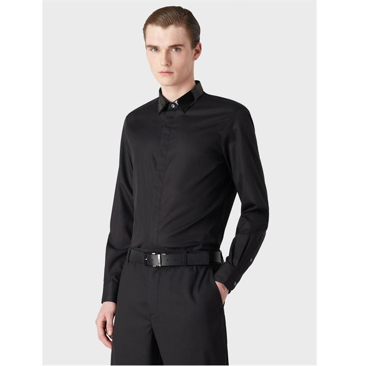Emporio Armani Men's Black Shirt