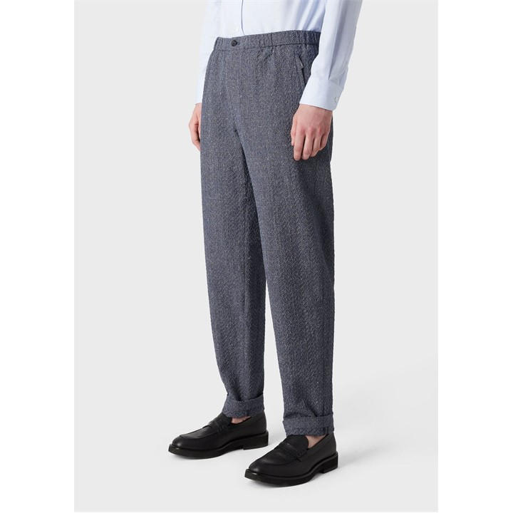 Emporio Armani Men's Blue Trousers