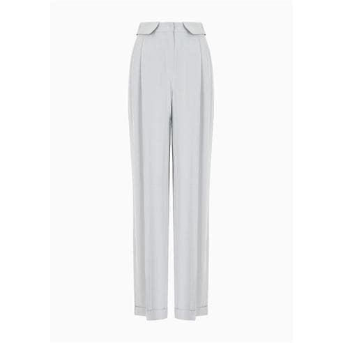 Emporio Armani - Chevron Cuffed Trousers