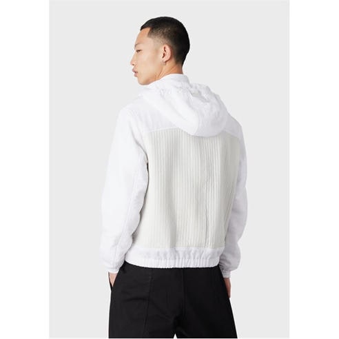 Emporio Armani - Nappa Leather Hooded Jacket