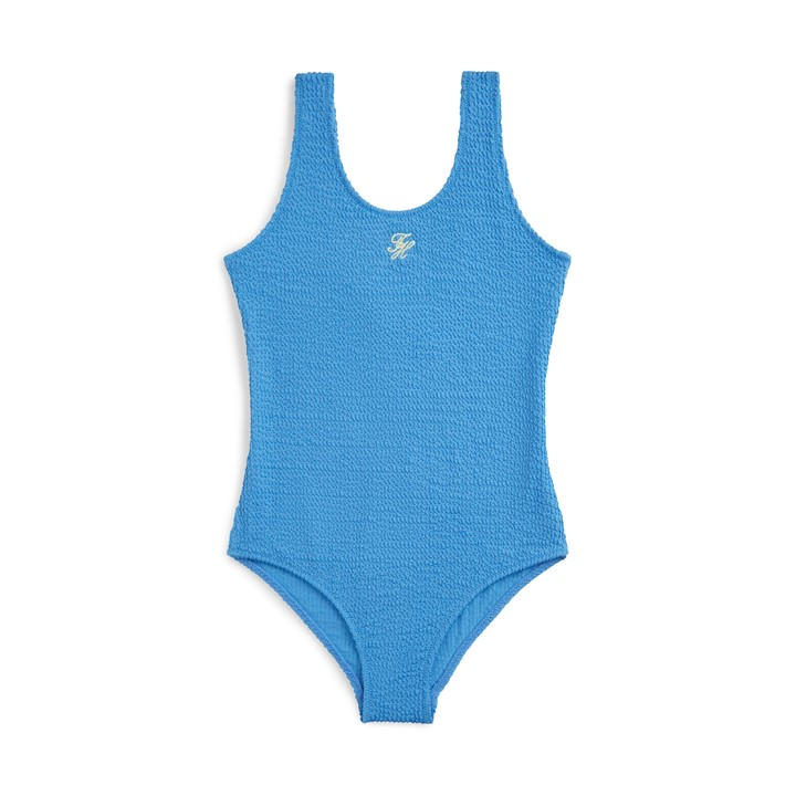 Tommy Hilfiger Girls Blue Kids' Scoop Neck Swimsuit