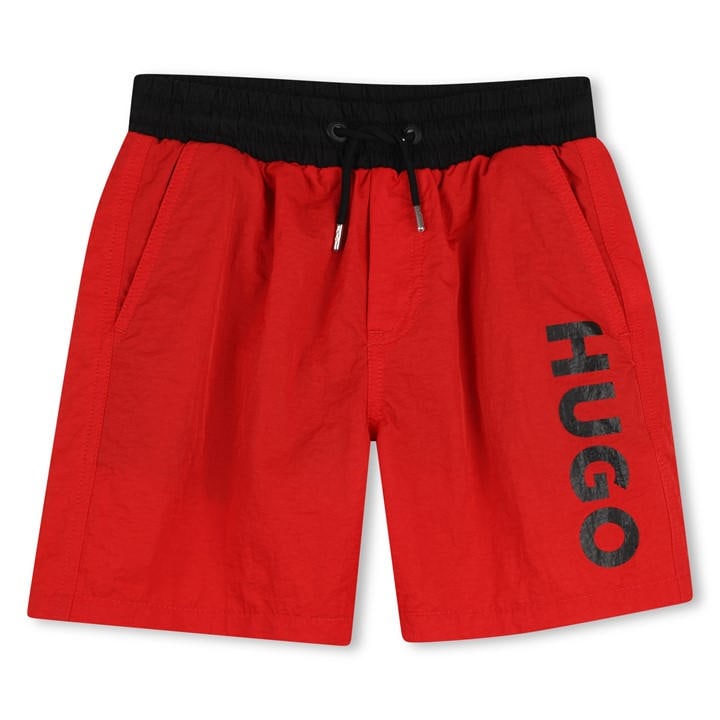 Hugo Boys Red Swim Short Jn62