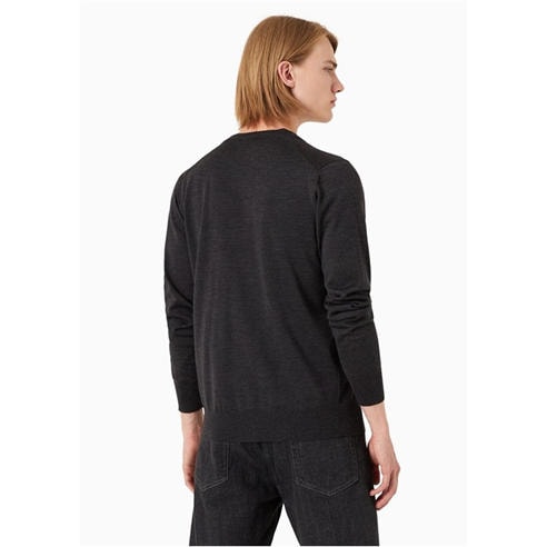 Emporio Armani - Men's V-Neck Virgin Wool Cardigan