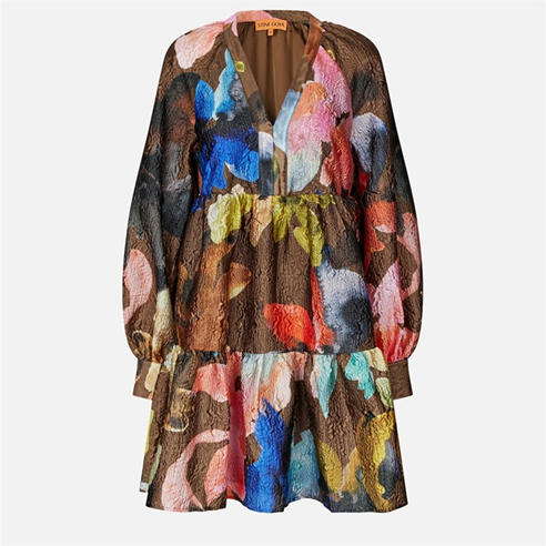 Stine Goya - Tier Voluminous Mini Dress
