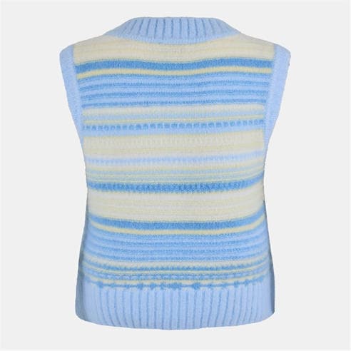 GANNI - Women's Stripe Sweater Vest