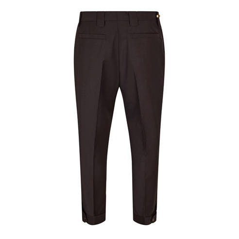 VERSACE - Men's Cuffed Trousers