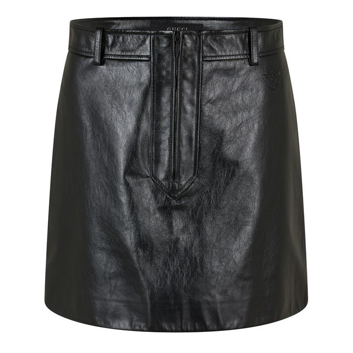 Gucci Women's Black Mini Skirt - Size 10