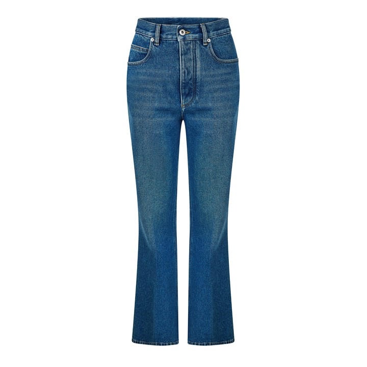 Bottega Veneta Women's Bootcut Jeans In Blue