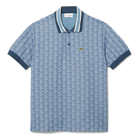 Lacoste - Classic-Fit Monogram Jacquard Polo Shirt