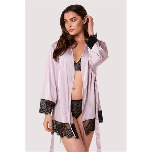 Wolf and Whistle - Alaia Mink Caged Kimono