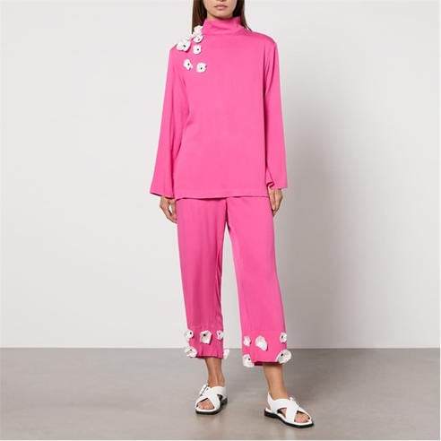 Sleeper - The Bloom Tie Pajama Set With Pants